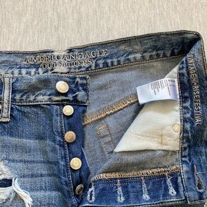Vintage Hi Rise Festival Jean Shorts